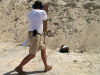 Learning to shoot while moving is an important stage in personal training.